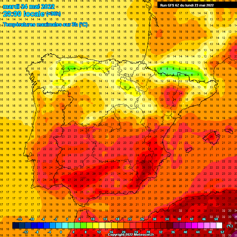 Previsão Semanal: 23 a 29 de Maio... Verão à porta Previsão Semanal: 23 a 29 de Maio... Verão à porta
