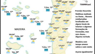Previsão para Quinta, 12 de Maio