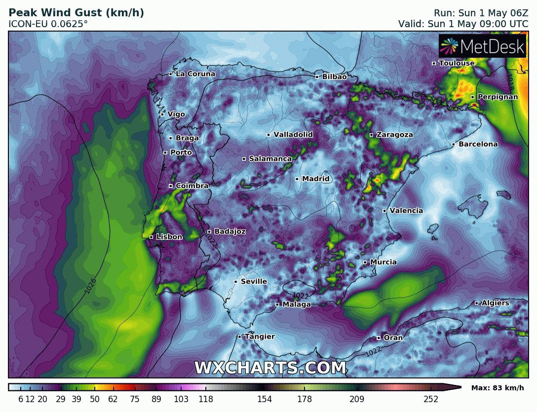 Trovoadas "de Maio" entre dias 2 e 4 - Análise Detalhada