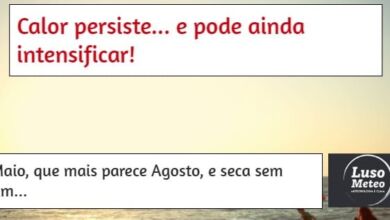 CALOR PERSISTE MAIS 5 DIAS: Mas temperaturas podem aumentar na segunda quinzena...