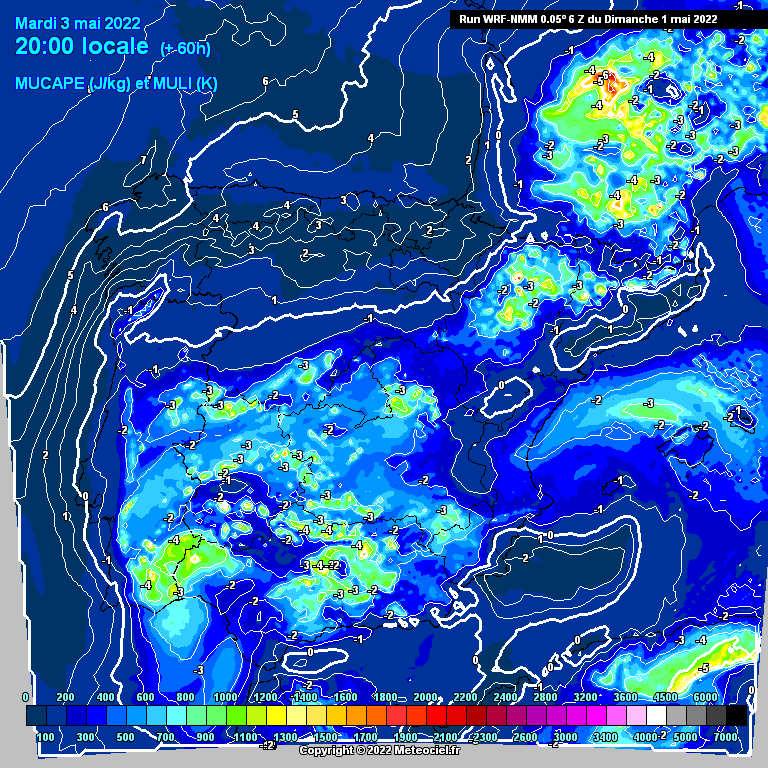 Trovoadas "de Maio" entre dias 2 e 4 - Análise Detalhada
