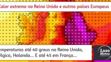 Onda de calor estende-se pela Europa - Reino Unido pela primeira vez nos 40º?