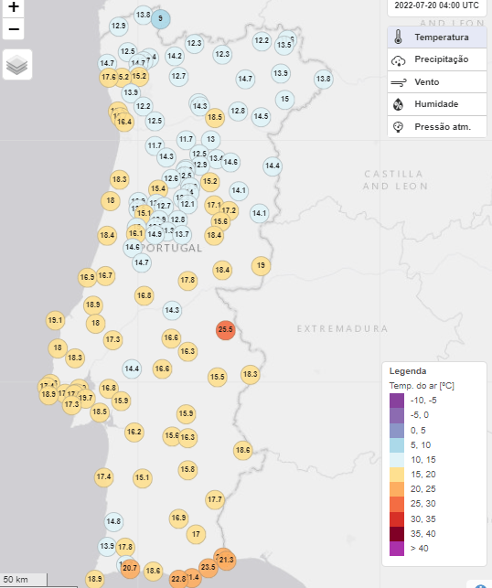 Previsão do tempo de 20 a 25 de Julho - Calor