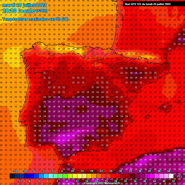 Previsão Alargada 26 a 31 de Julho - Muito vento e depois muito calor