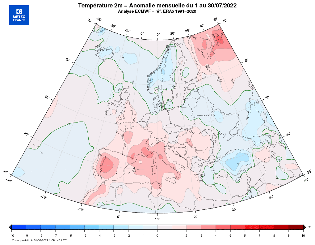 Previsão Mensal Agosto 2022: O calor continua...