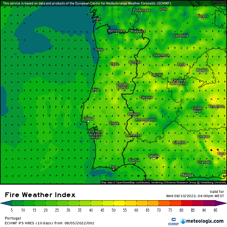 Previsão Alargada - 6 a 13 de Agosto - Praia? Condições a melhorarem...