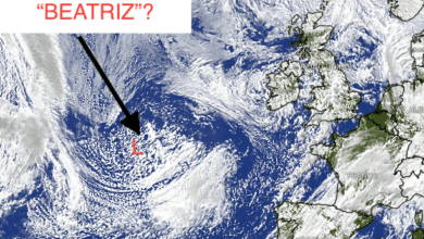 Fim-de-semana: Possível depressão Beatriz? Chuva e vento previstos
