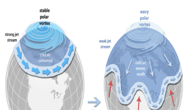 Vórtice polar - O que é e quais os possíveis efeitos da sua "quebra" Vórtice polar - O que é e quais os possíveis efeitos da sua "quebra"