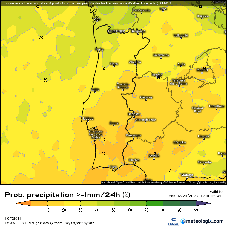 Antevisão do tempo para o período do Carnaval - 19 a 21 de Fevereiro Antevisão do tempo para o período do Carnaval - 19 a 21 de Fevereiro
