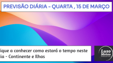 Previsão para Quarta, 15 de Março Previsão para Quarta, 15 de Março