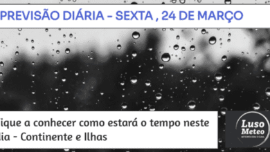 Previsão para Sexta, 24 de Março