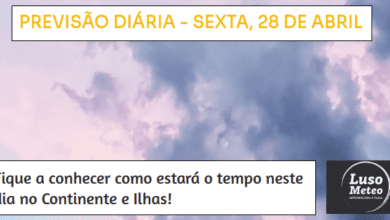 Previsão para Sexta, 28 de Abril