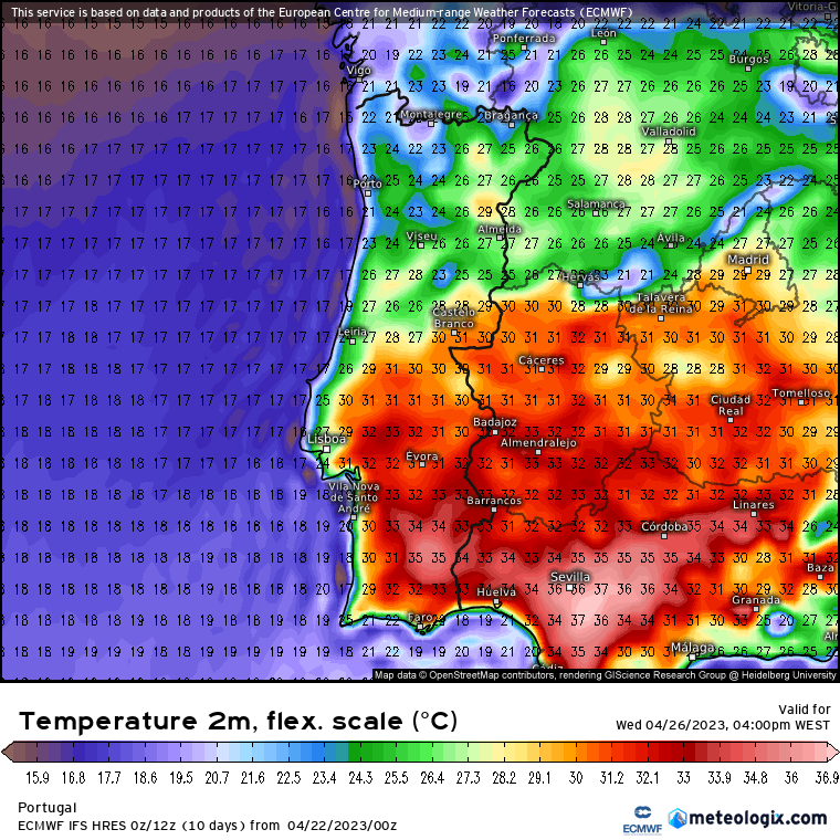 Onda de calor histórica - recordes em Portugal, Espanha e Marrocos
