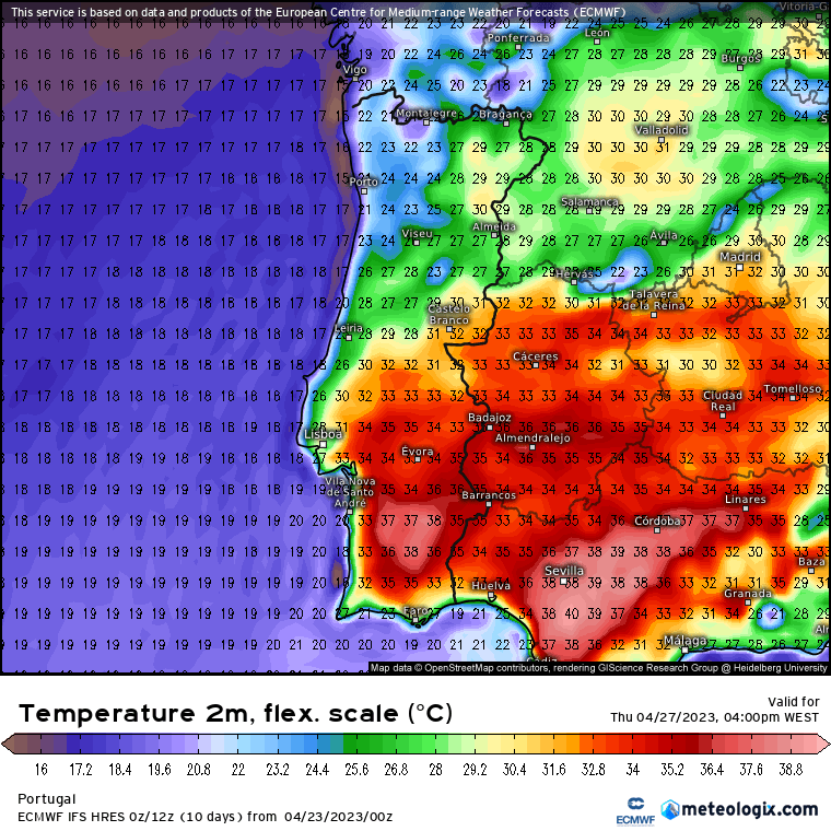 Onda de calor histórica - recordes em Portugal, Espanha e Marrocos