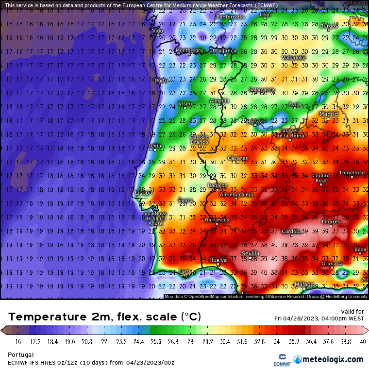 Onda de calor histórica - recordes em Portugal, Espanha e Marrocos