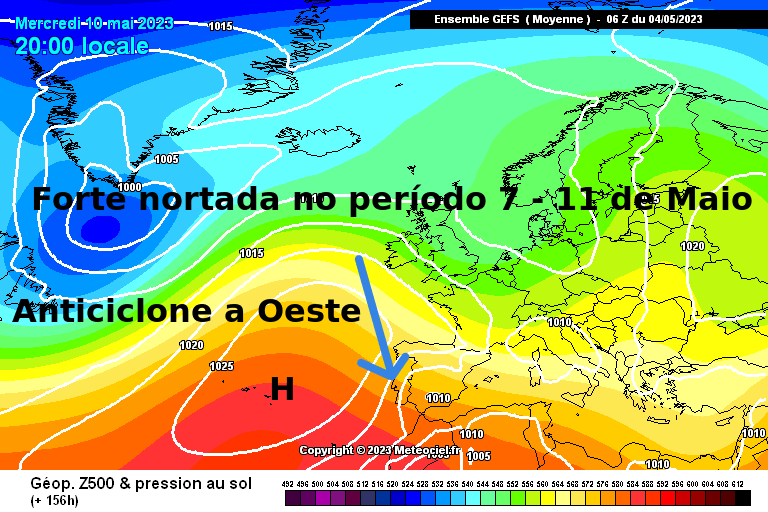 Previsão para Domingo, 7 de Maio