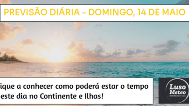 Previsão para Domingo, 14 de Maio Previsão para Domingo, 14 de Maio