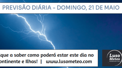 Previsão para Domingo, 21 de Maio Previsão para Domingo, 21 de Maio