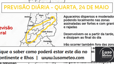 Previsão para Quarta, 24 de Maio Previsão para Quarta, 24 de Maio
