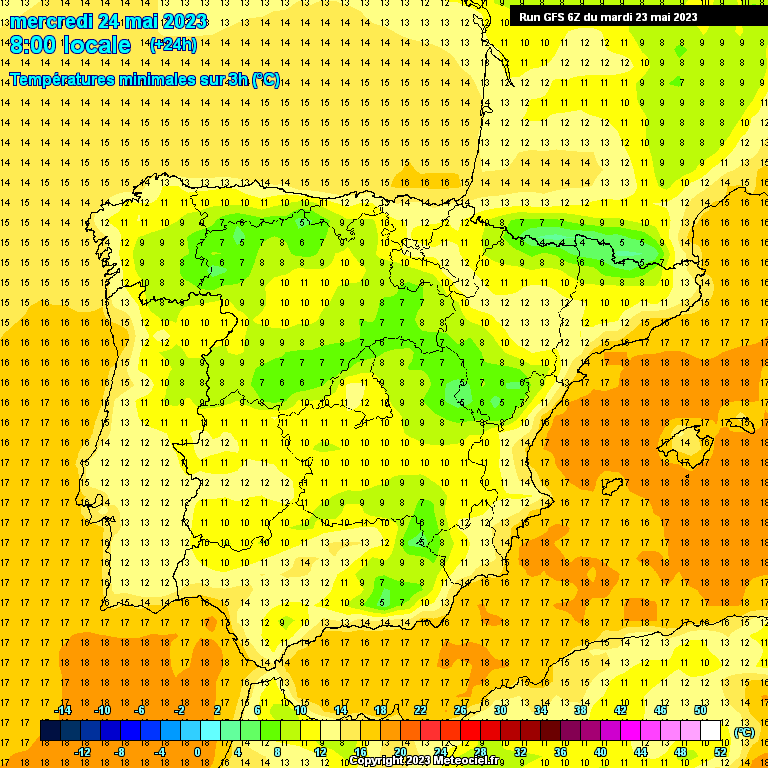 Previsão para Quarta, 24 de Maio