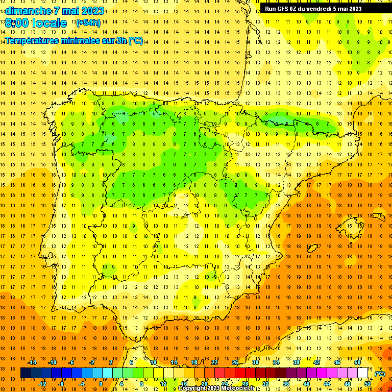 Previsão para Domingo, 7 de Maio