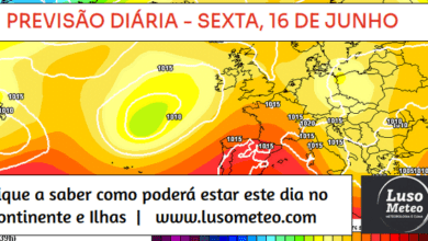 Previsão para Sexta, 16 de Junho