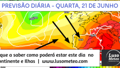 Previsão para Quarta, 21 de Junho