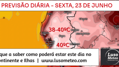 Previsão para Sexta, 23 de Junho