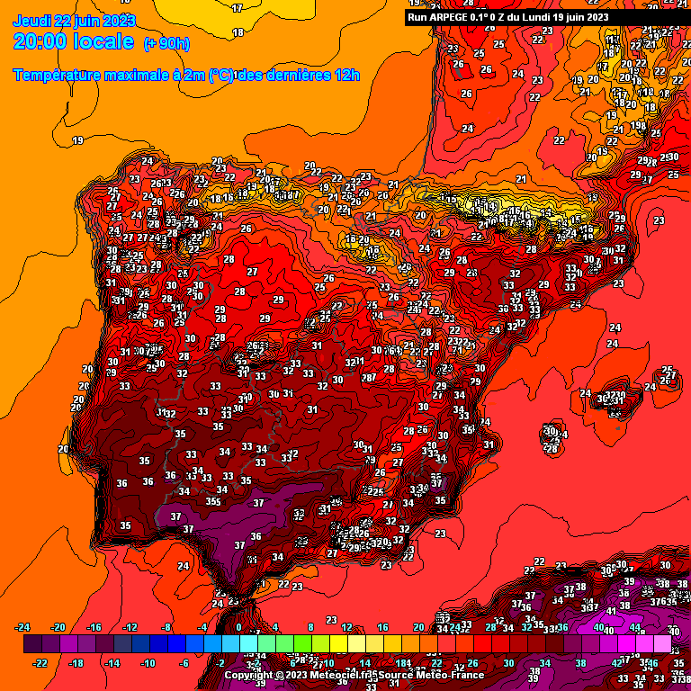 Previsão Semanal: 19 a 25 de Junho Previsão Semanal: 19 a 25 de Junho