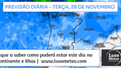Previsão do Tempo para Terça, 28 de Novembro de 2023 Previsão do Tempo para Terça, 28 de Novembro de 2023