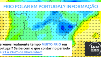 Frio Polar em Portugal?! - Saiba o que esperar a partir de Terça, 21 de Novembro!