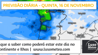 Previsão do Tempo para Quinta, 16 de Novembro de 2023 Previsão do Tempo para Quinta, 16 de Novembro de 2023
