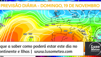 Previsão do Tempo para Domingo, 19 de Novembro de 2023 Previsão do Tempo para Domingo, 19 de Novembro de 2023