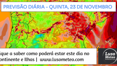 Previsão do Tempo para Quinta, 23 de Novembro de 2023 Previsão do Tempo para Quinta, 23 de Novembro de 2023