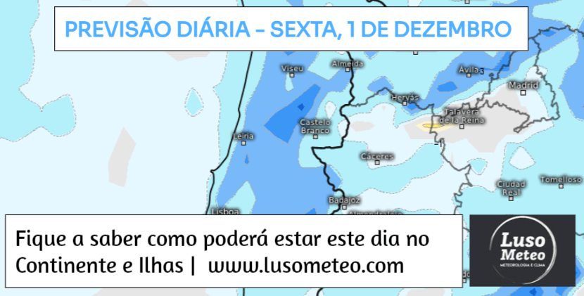 Previsão do Tempo para Sexta, 1 de Dezembro de 2023 Previsão do Tempo para Sexta, 1 de Dezembro de 2023