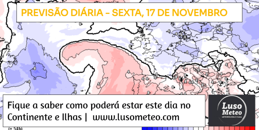 Previsão do Tempo para Sexta, 17 de Novembro de 2023 Previsão do Tempo para Sexta, 17 de Novembro de 2023