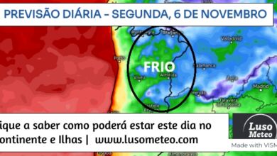 Previsão para Segunda, 6 de Novembro de 2023