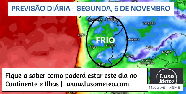 Previsão para Segunda, 6 de Novembro de 2023 Previsão para Segunda, 6 de Novembro de 2023