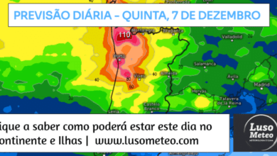 Previsão do Tempo para Quinta, 7 de Dezembro de 2023 Previsão do Tempo para Quinta, 7 de Dezembro de 2023