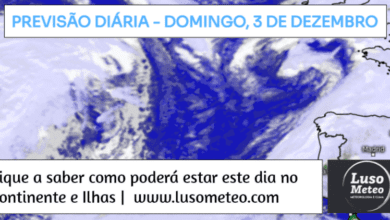 Previsão do Tempo para Domingo, 3 de Dezembro de 2023 Previsão do Tempo para Domingo, 3 de Dezembro de 2023