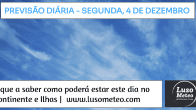 Previsão do Tempo para Segunda, 4 de Dezembro de 2023 Previsão do Tempo para Segunda, 4 de Dezembro de 2023