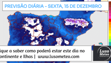 Previsão do Tempo para Sexta, 15 de Dezembro de 2023