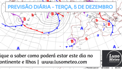 Previsão do tempo para Terça, 5 de Dezembro de 2023 Previsão do tempo para Terça, 5 de Dezembro de 2023
