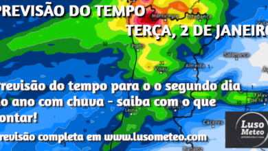Previsão do Tempo para Terça, 2 de Janeiro de 2024