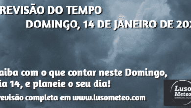 Previsão do Tempo para Domingo, 14 de Janeiro de 2024 Previsão do Tempo para Domingo, 14 de Janeiro de 2024