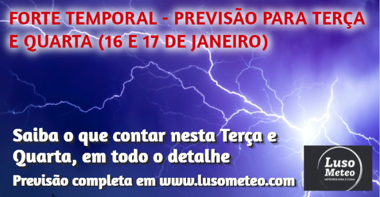 Depressão IRENE - Forte tempestade a partir do final da tarde desta Terça, dia 16 - Previsão Detalhada