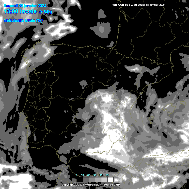Pouco nublado, Sábado, dia 19 ICON