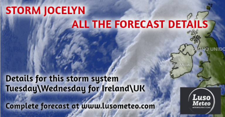 Storm Jocelyn to impact Ireland and the UK later Tuesday - here's the details