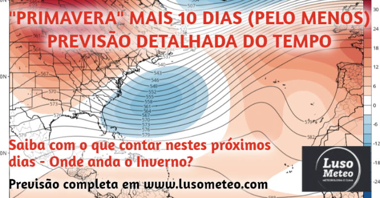 Primavera nos próximos 10 dias (com uma mudança temporária pelo meio) Primavera nos próximos 10 dias (com uma mudança temporária pelo meio)
