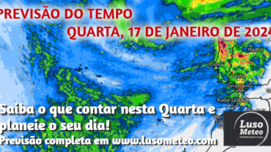 Previsão do Tempo para Quarta, 17 de Janeiro de 2024 Previsão do Tempo para Quarta, 17 de Janeiro de 2024